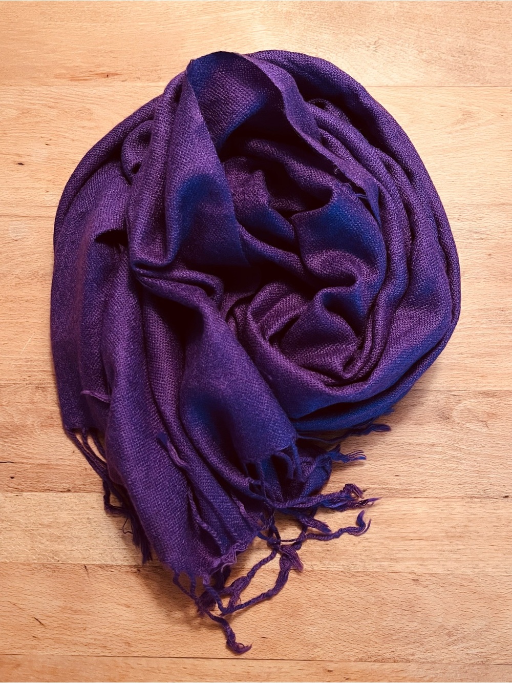 Pashmina Deep Purple Scarf